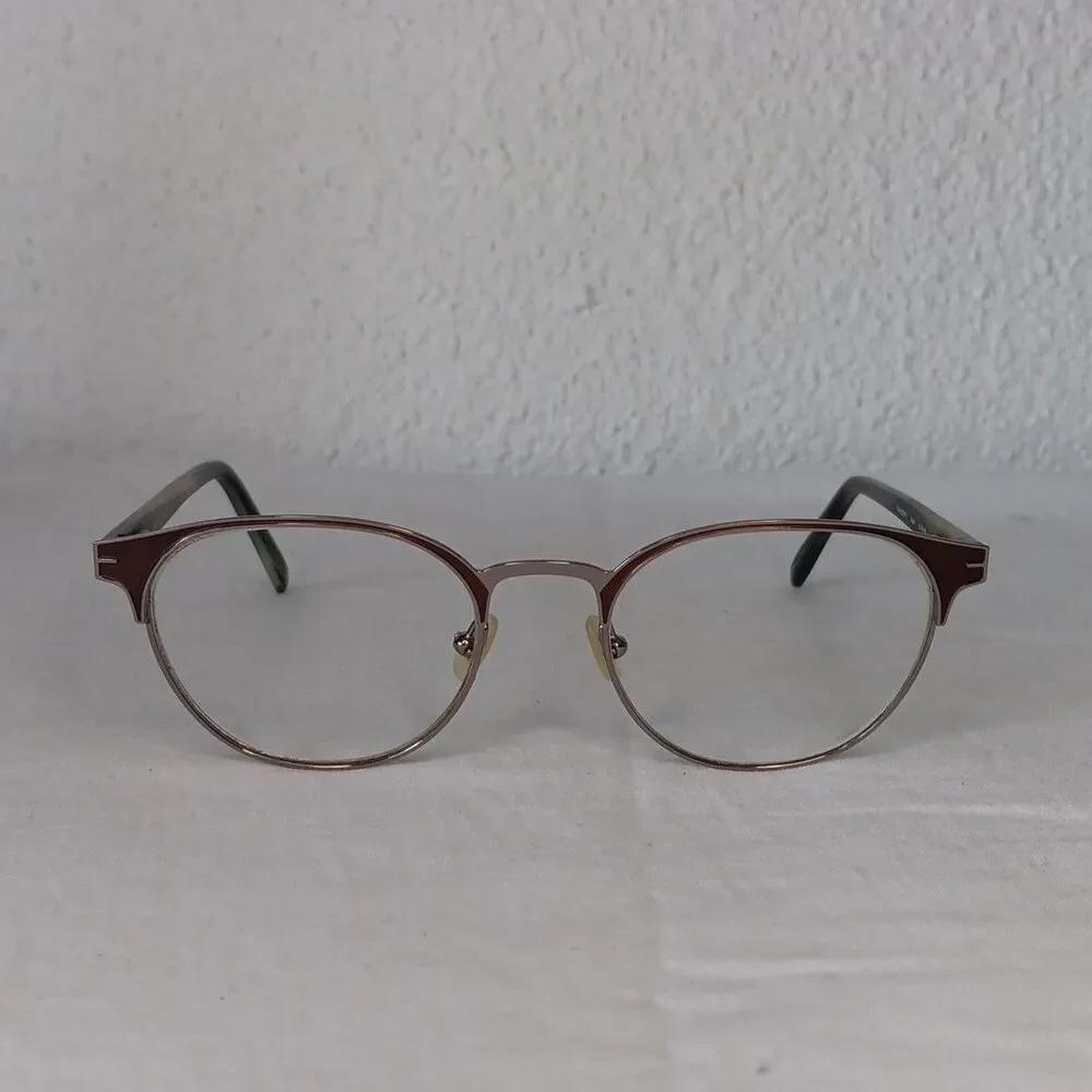 Badgley Mischka Austin Brown Horn (BHRN) 50-19-140 Eyeglasses Frame /F16